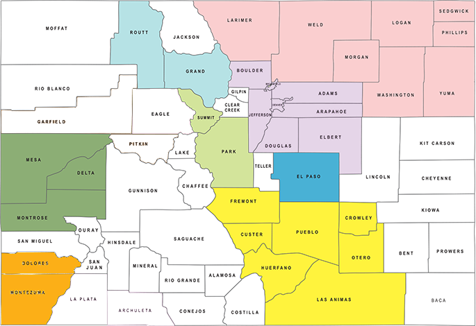 Colorado Association of Homebuilders Association Map